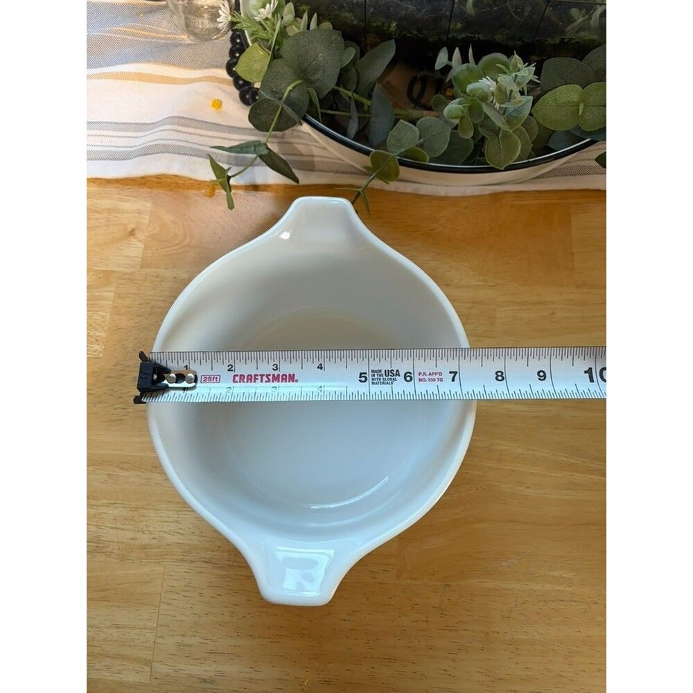 Vintage Pyrex Homestead Pattern Casserole Dishes #474-B 1.5 L & #475-B 2.5 L
